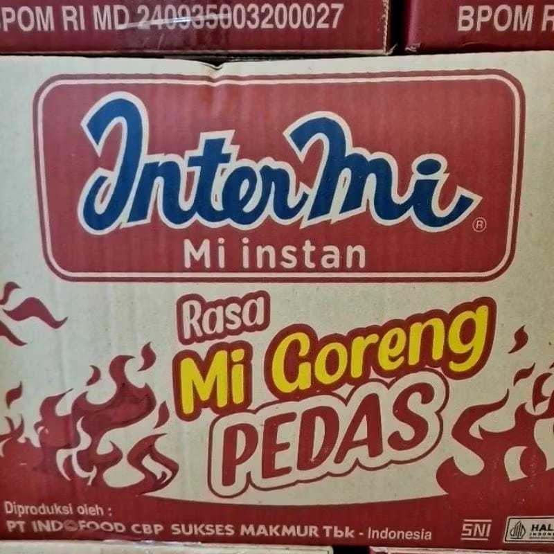 

(1 Dus isi 40 bungkus) INTERMIE Goreng Pedas