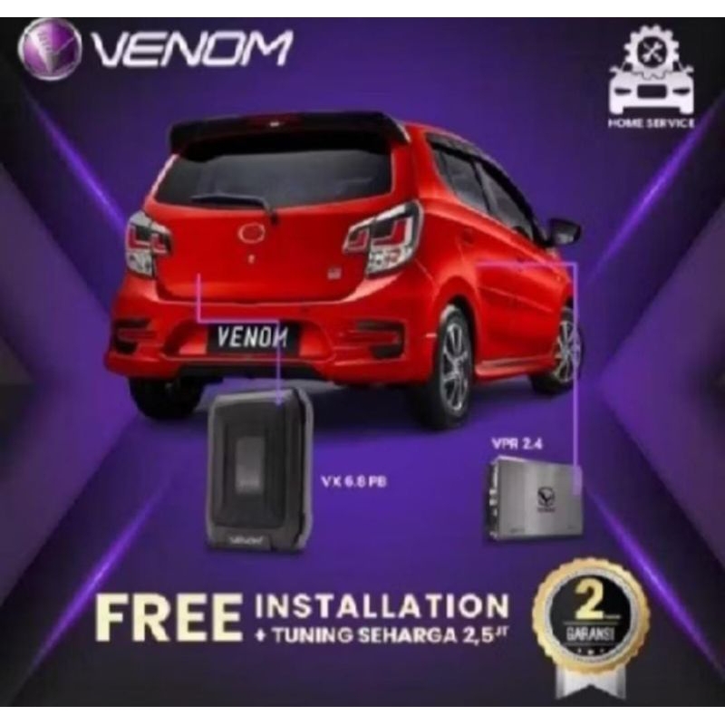 Venom Express Toyota Agya Paket Audio Mobil