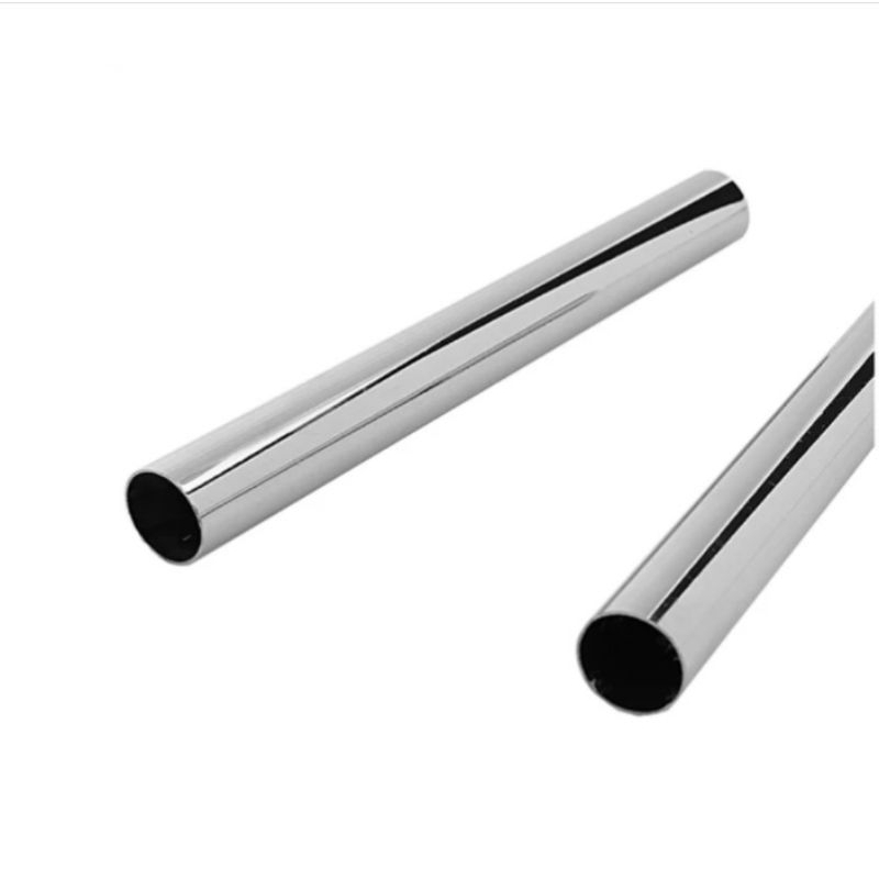 RB Pipa Bulat Chrome Stenlis 120 cm/Pipa Bulat Chrome/BESI Tiang Pipa Bulat/Display Hanger BAJU