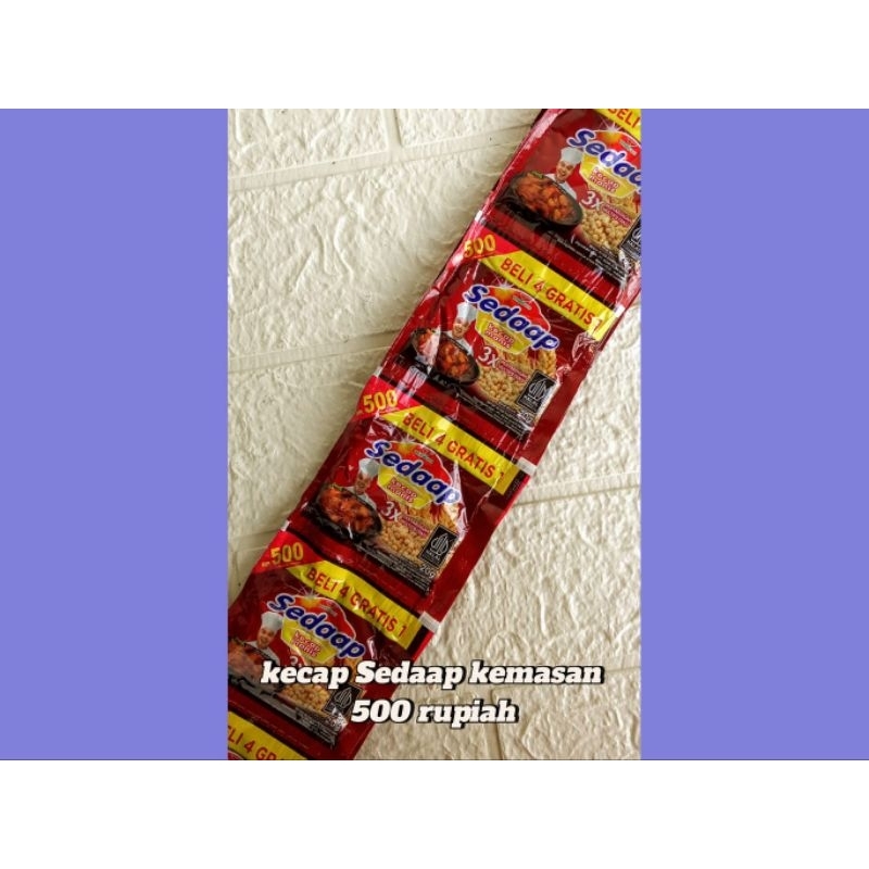 

Kecap sedaap 20 gr 1 renceng isi 15 sachet