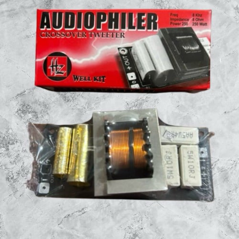 Audiophiler Crossover Tweeter Well Kit | Kit Crossover Tweeter HZ | Crossover audiophiller 1 Way Twe