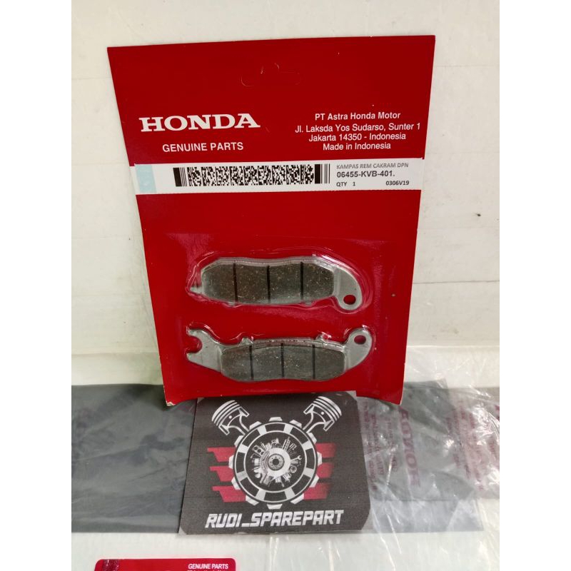 KAMPAS REM DEPAN HONDA PCX 150 160 ABS KODE-KVB