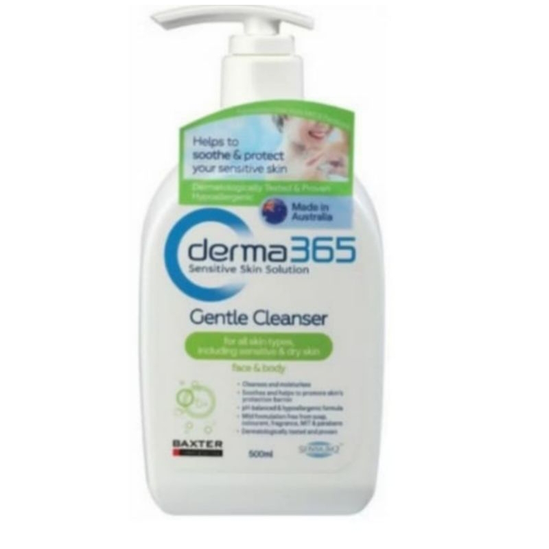 Derma 365 Gentle Cleanser Facial Wash 500ml