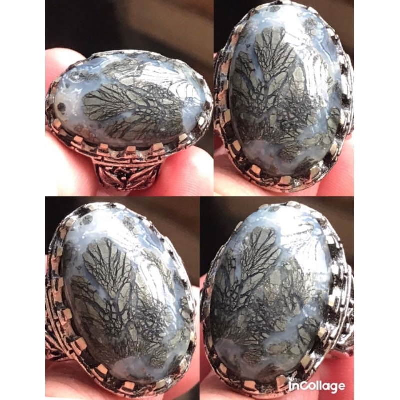 BADAR PERAK EREKE MOTIF KEMBANG KRISTAL ANTIK TOP SUPER