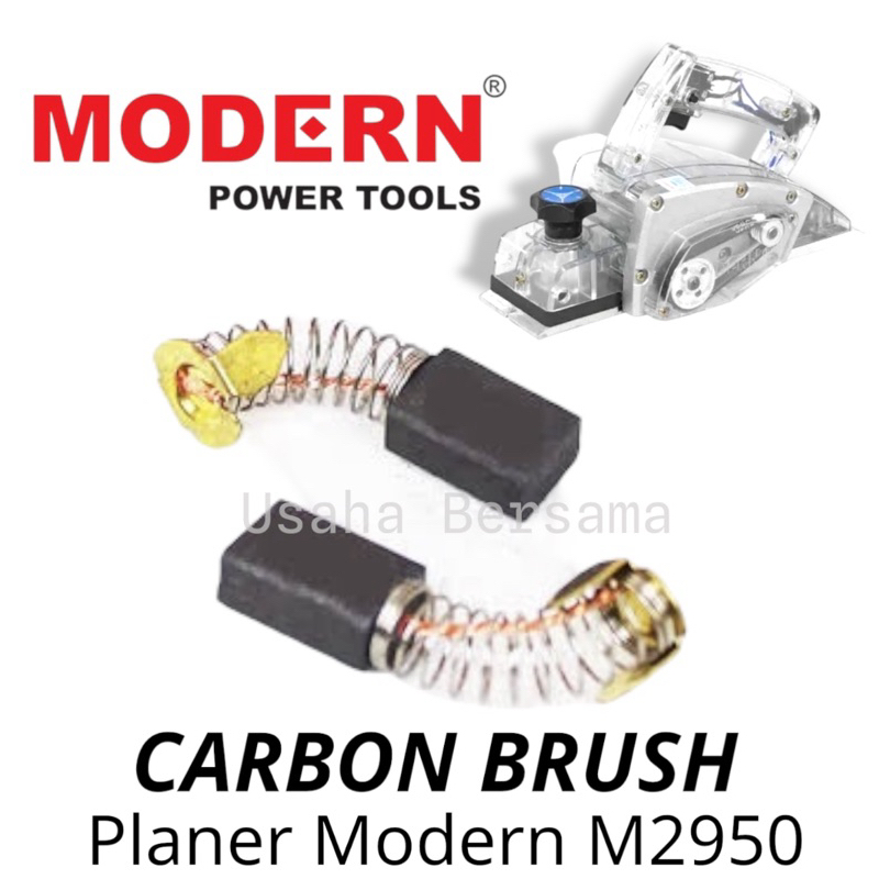 CARBON BRUSH M2950 FOR MESIN PLANER MODERN M2950 BROSTEL MODERN M2950 / BOSTEL COAL PLANER KETAM MOD