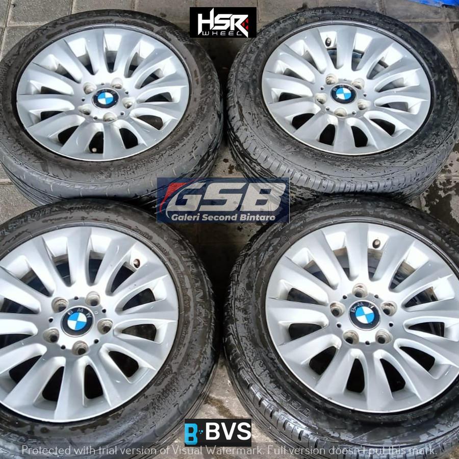 Velg copotan mobil BMW R16X7 5X120 ET35 SILVER + BS(2)(2023) 205 55 R16