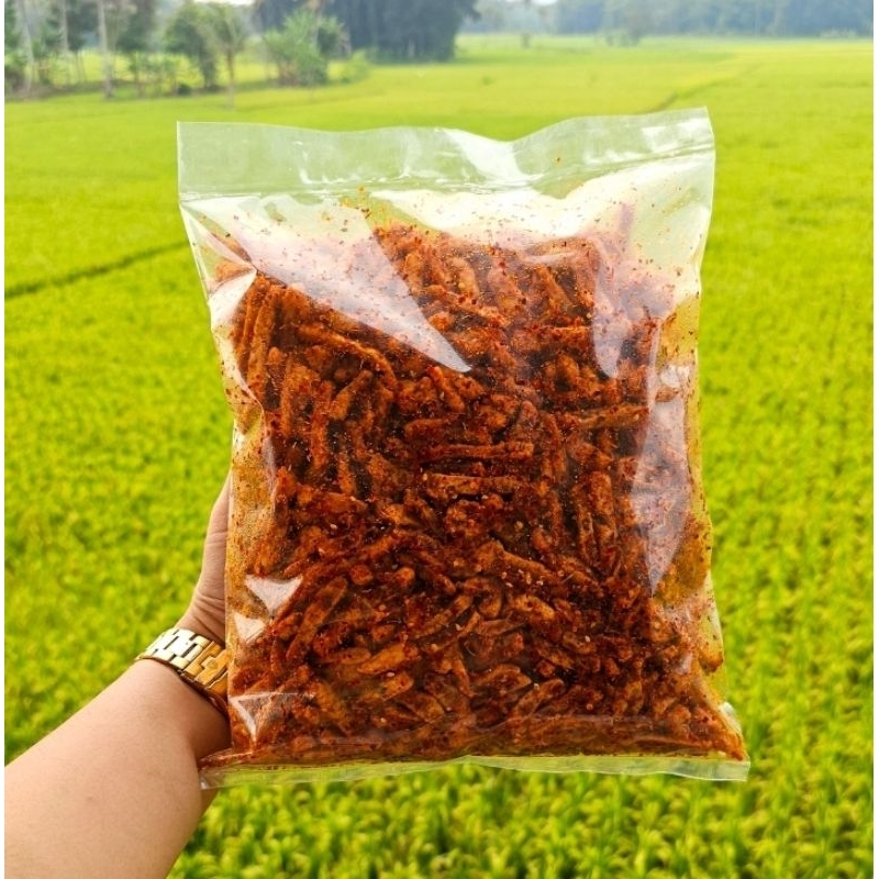 

ady78 Basreng Pedas Plus Original 1kg Enak Bumbu Melimpah Daun Jeruk 500gram setiap rasa