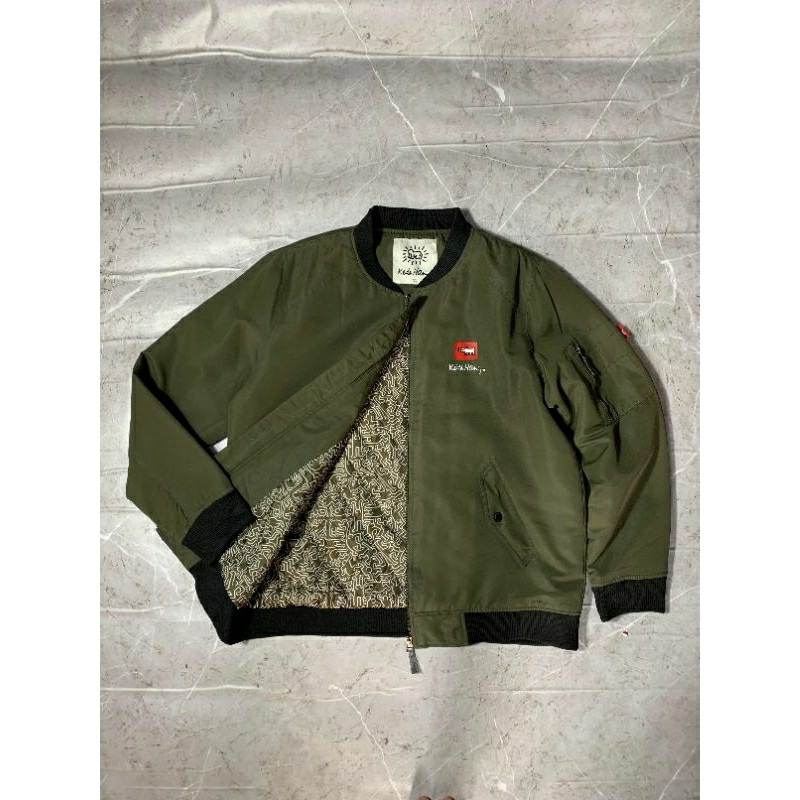 keith haring bomber jacket