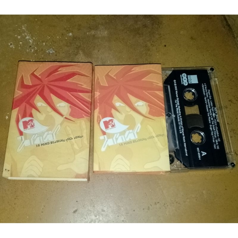 Kaset Pita:Mtv Wow -16 mind  blowing rock songs