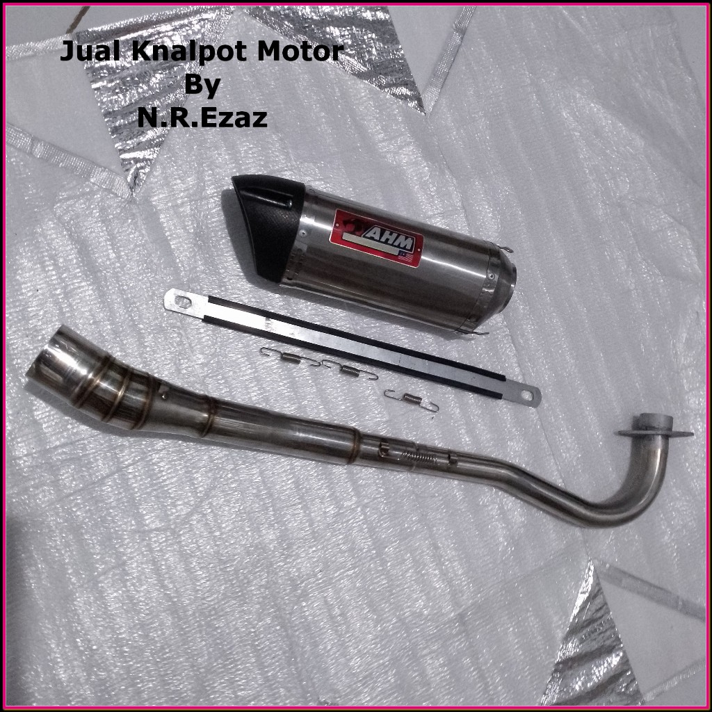 Jual Knalpot Motor AHM Racing Leher Jupiter Z1 Injeksi Lagenda115fi