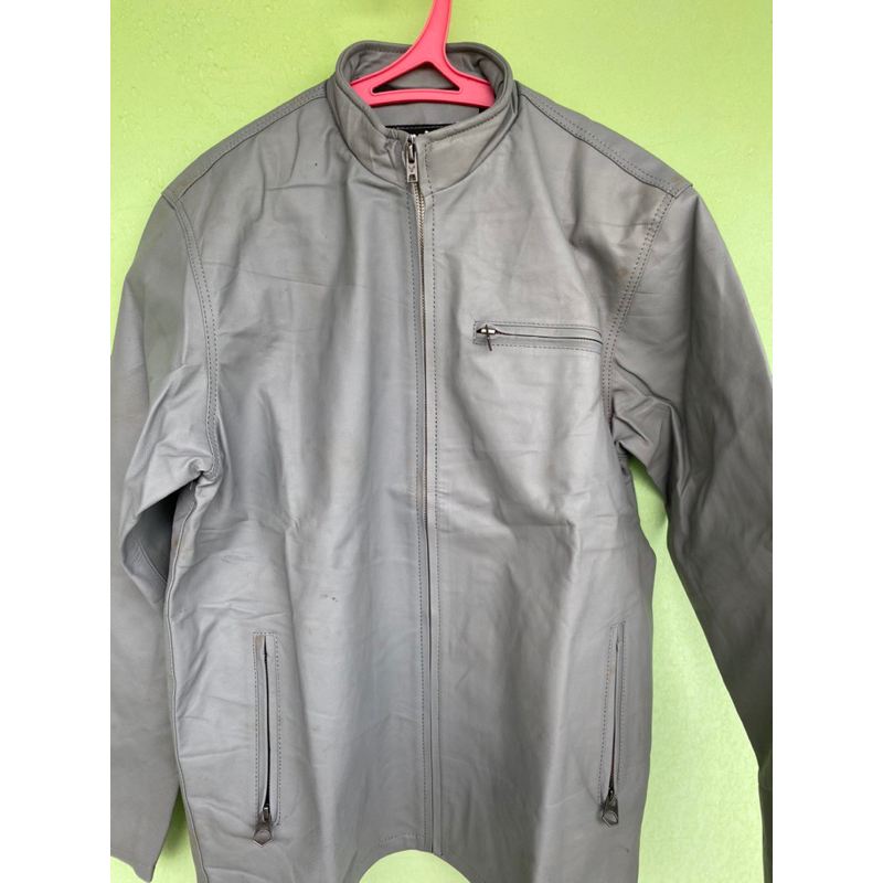 jaket kulit asli bekas