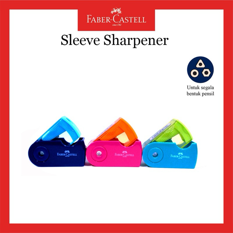 

RAUTAN 1 LUBANG FABER CASTELL MINI SLEEVE 182714 | SHARPENER | SERUTAN PENSIL | OROTAN KUAT DAN TAJAM