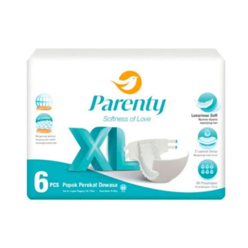 PARENTY DIAPERS PEREKAT XL ISI 6