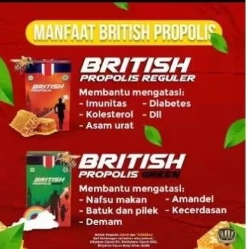 British Propolis  Red / Green