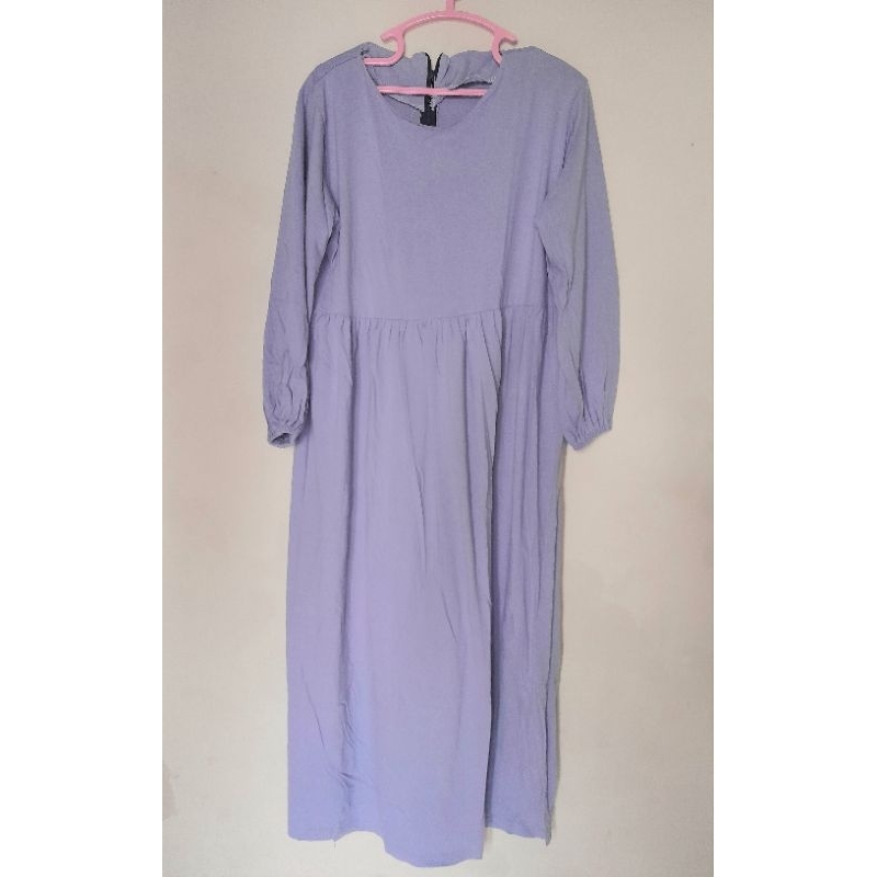 Balena Midi Dress Dusty Blue