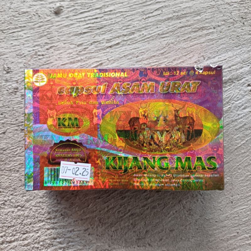 HERBAL KIJANG MAS CAPSUL ASAM URAT 100% ASLI