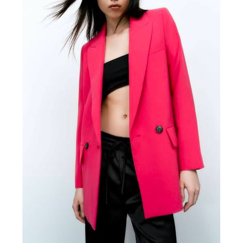 preloved ZARA Blazer Fuchsia