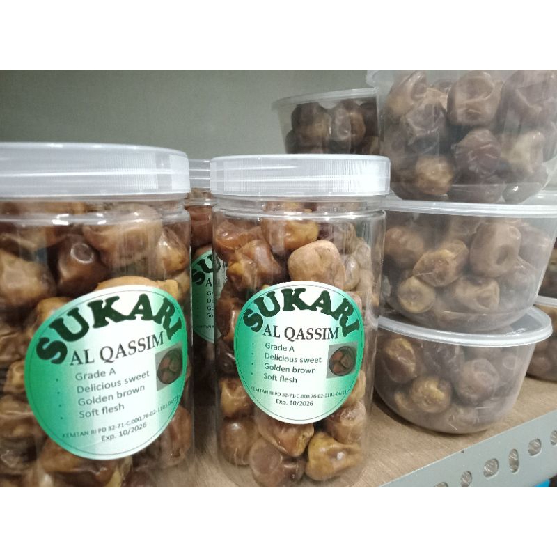 

KURMA SUKARI GRADE A tidak benyek, empuk. 500 gr