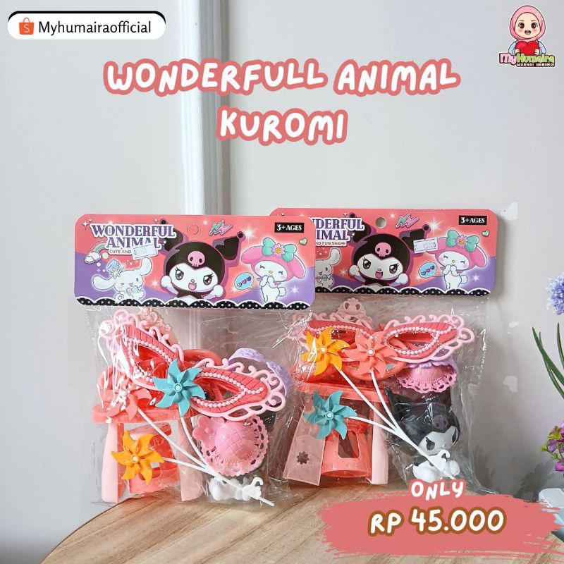

[TENGGARONG] WONDERFULL ANIMAL KUROMI SET