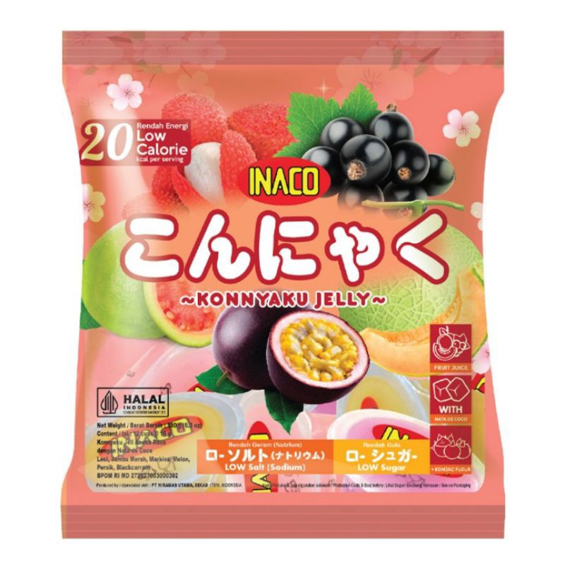 

Inaco Konnyaku Jelly Mix Flavor 12 pcs