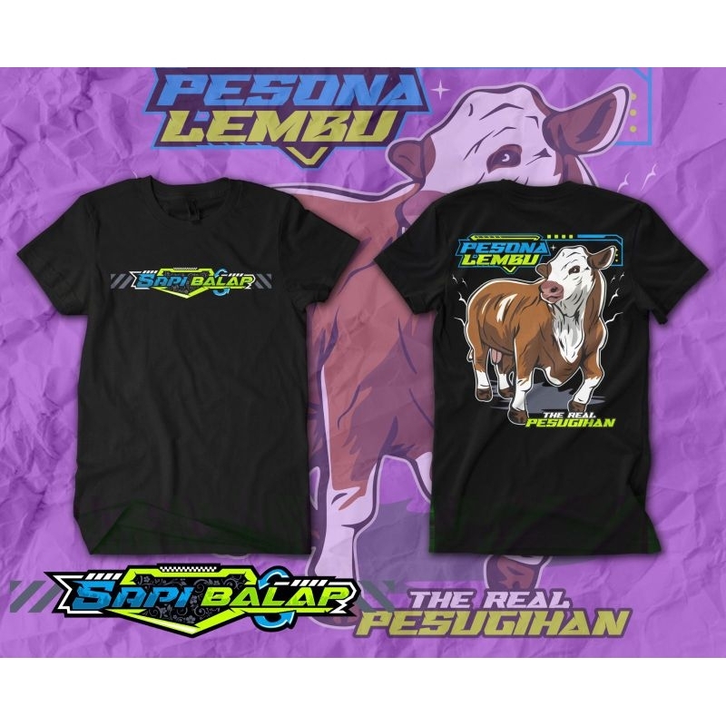 Kaos Peternak Sapi Millenial Sapi Balap