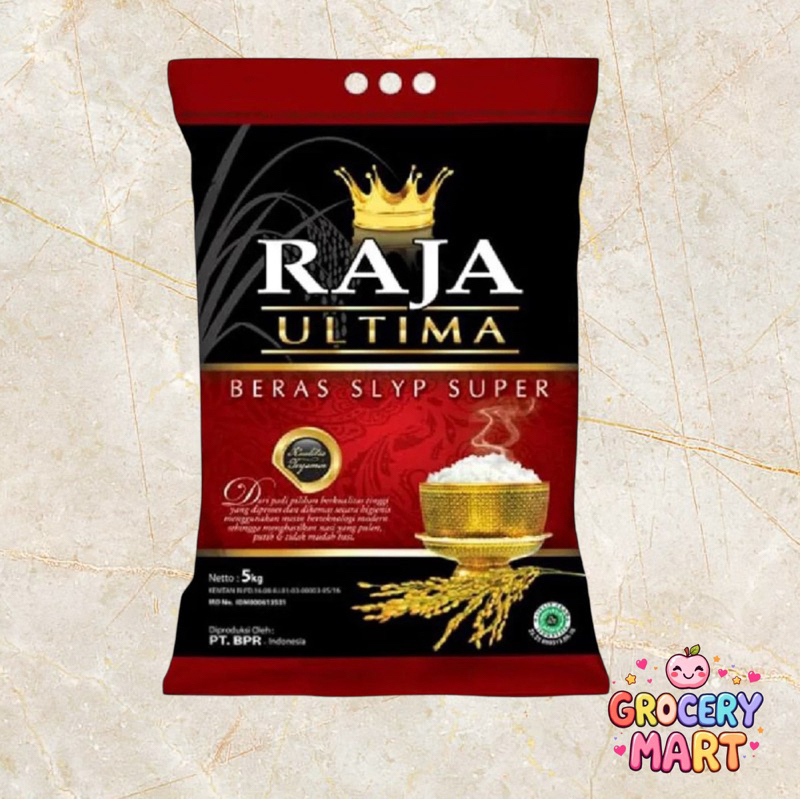 

BERAS RAJA ULTIMA 5KG ORI PREMIUM KUALITAS ⭐️⭐️⭐️⭐️⭐️