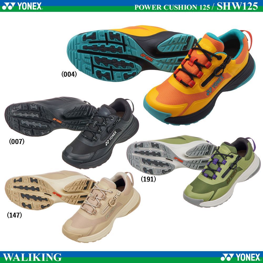 Sepatu Jalan Yonex SHW125 Power Cushion 125 Walking shoes  JP code 100% impor dari Jepang.