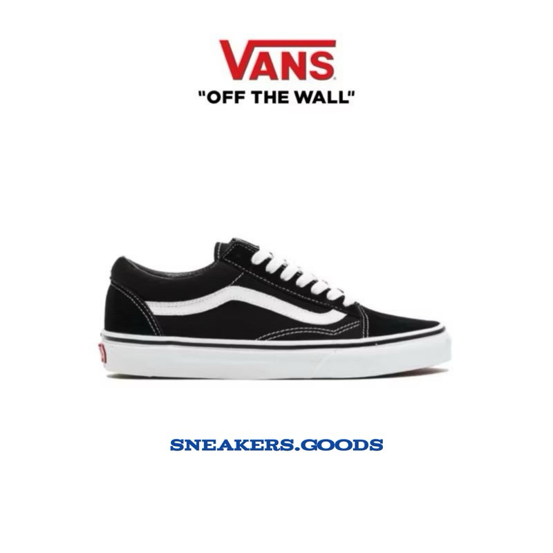 Sepatu Vans Old Skool Black White Classic Original