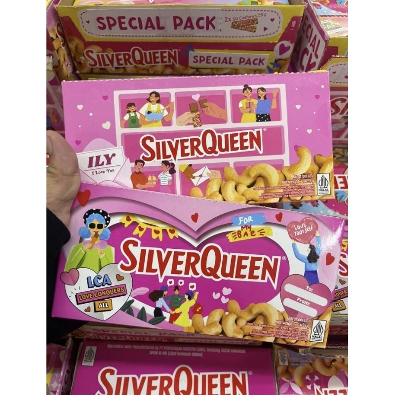 

Silverqueen Edisi Valentine 2025 (BUNDLING PACK 2pcs x 55gr)