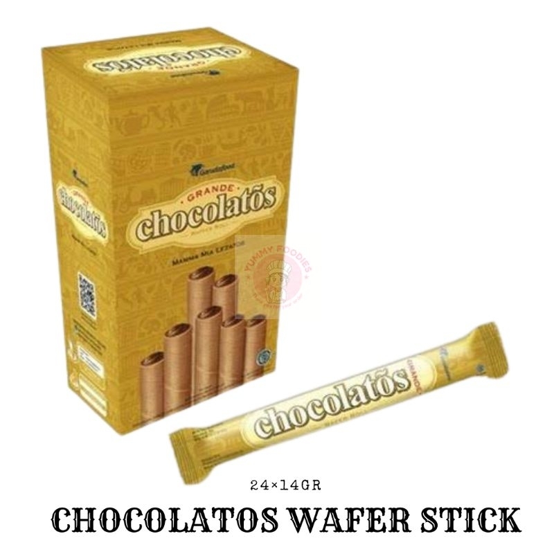 

Wafer Chocolatos Roll Wafer Coklat Chocolatos Besar