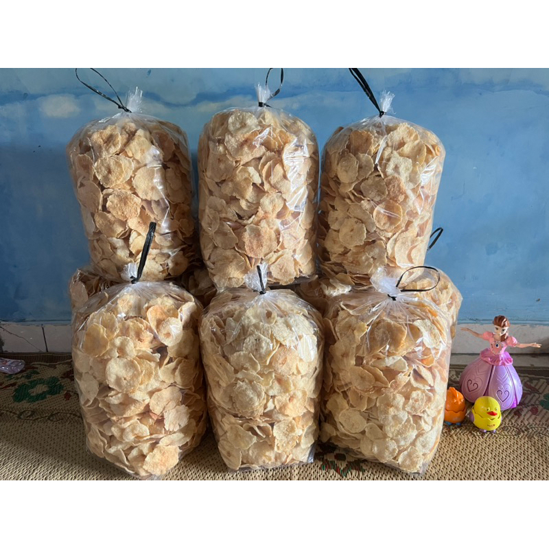 

Emping Garut *MBAH BAYAN* Asli dari Garut, tanpa serat, 1kg, Oleh-oleh khas sragen