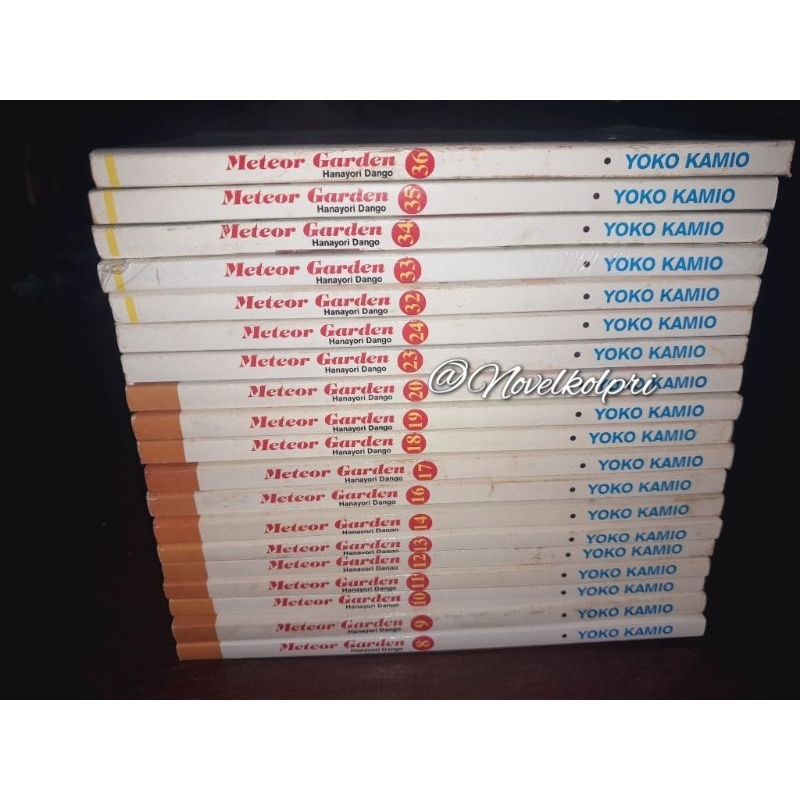 Komik SET 19 Buku Meteor Garden (8,9,10,11,12,13,14,15,16,17,18,19,20,23,24,32,33,34,35,36)