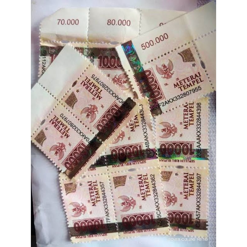 

Materai 10000