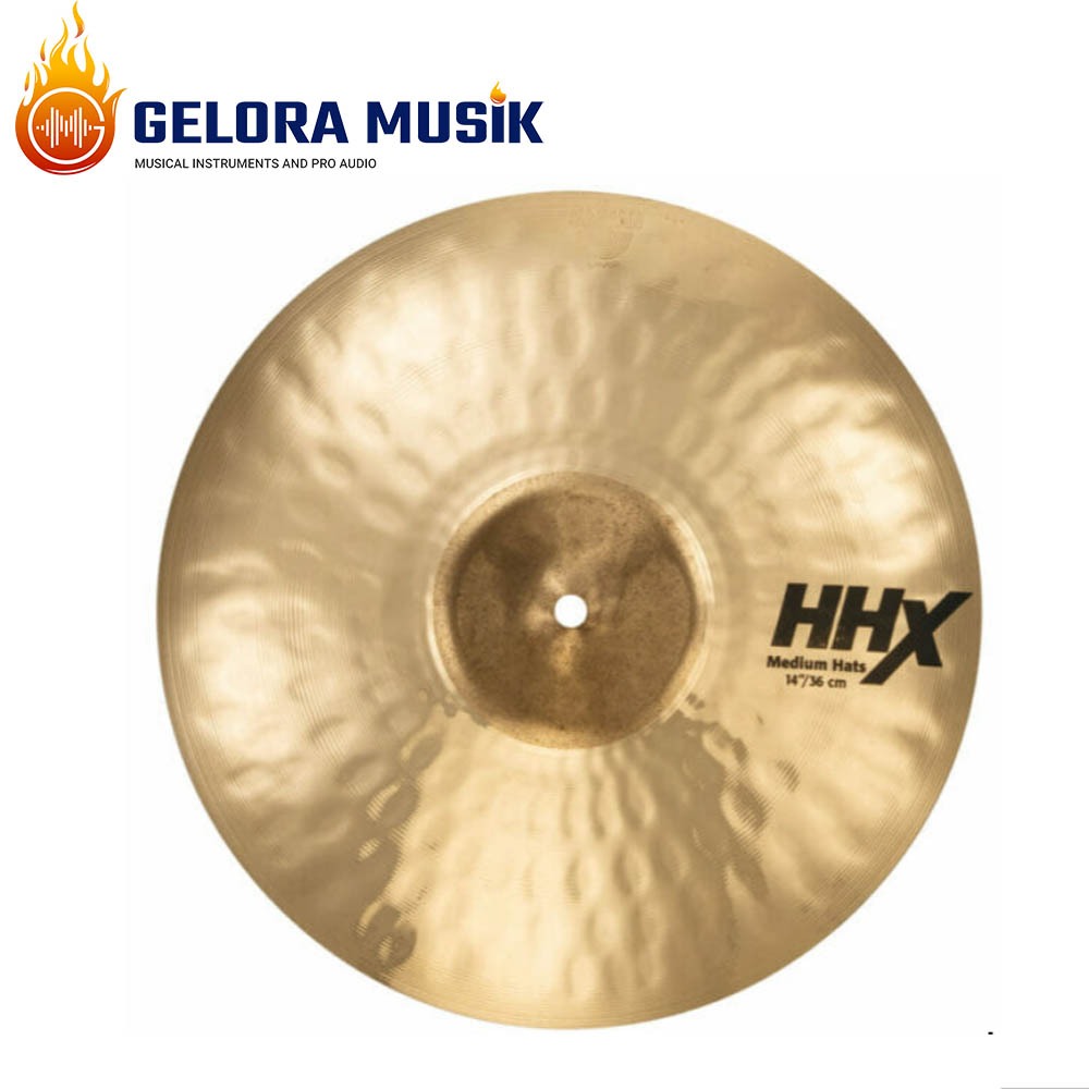 Cymbal Hihat Sabian 14 inch HHX Medium Brilliant Finish 11402XMB