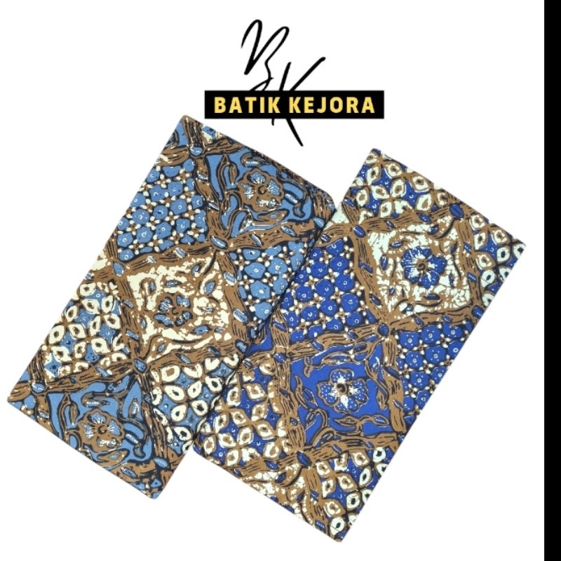 batik kejora kain batik premium solo elegan bahan katun motif sidoluhur warna indigo cocok buat keme