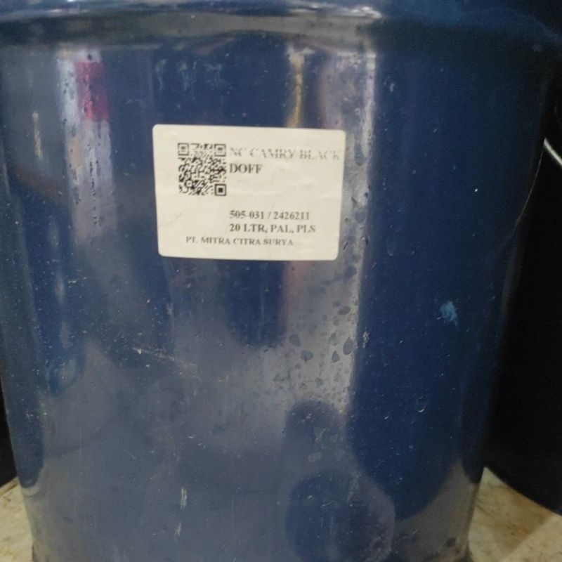 CAT DUCO NC MURAH WARNA HITAM DOFF