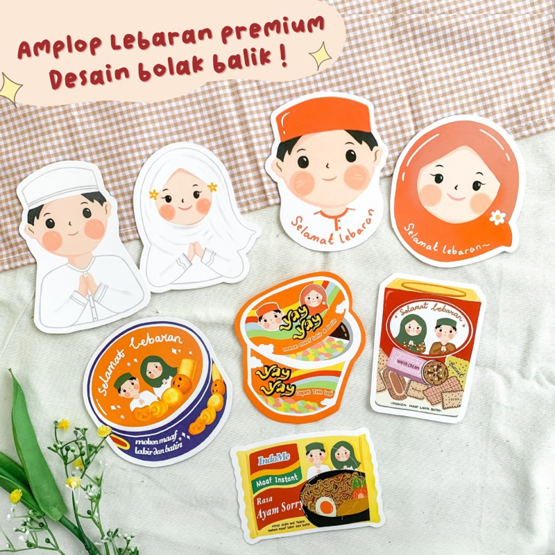 

[ISI 5PCS] AMPLOP LEBARAN 3D THR LUCU IDUL FITRI 2025