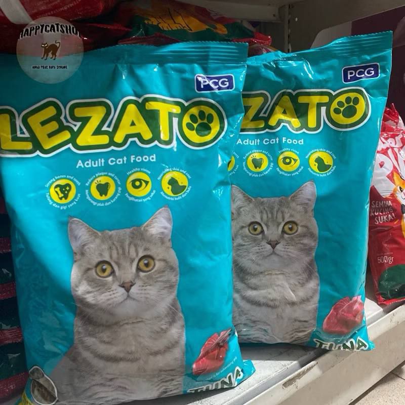 DRY FOOD MAKANAN KUCING LEZATO 1KG FRESPACK LEZATO CAT FOOD DRY CAT FOOD LEZATO