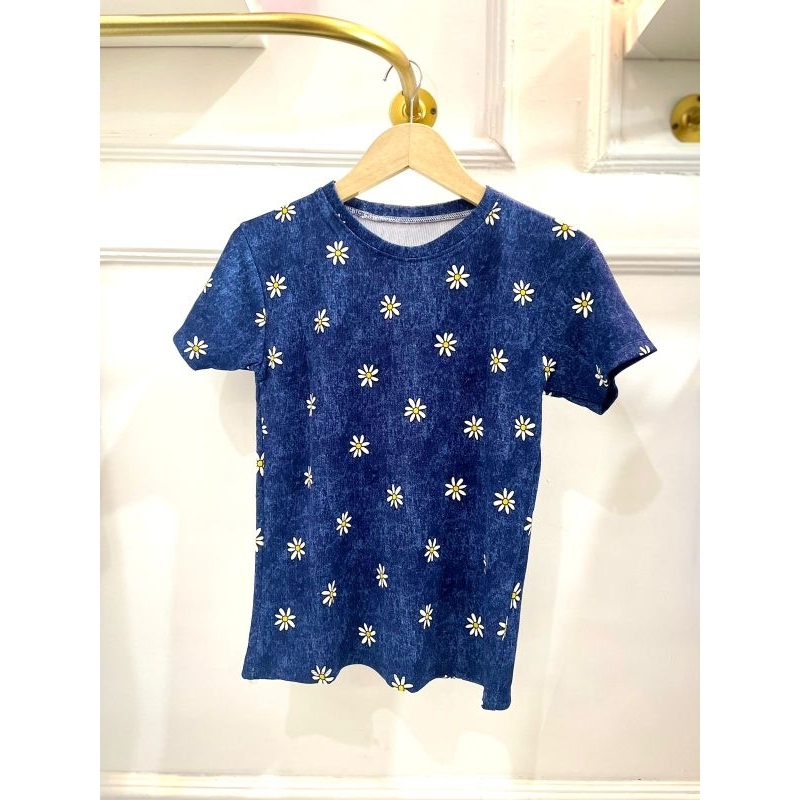 Blouse Kaos Fumiko Denim 1234