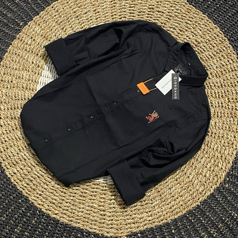 BEDAGA KEMEJA PRIA DAN WANITA LENGAN PANJANG CATTON TWILL GIORDANO QALITY