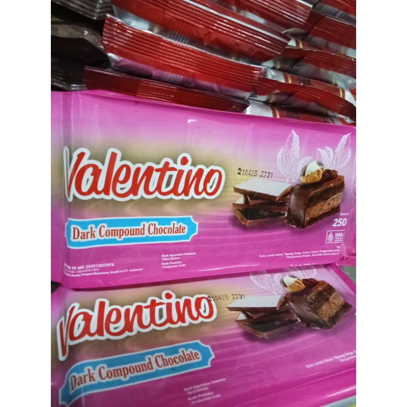 

Valentino Dark Compound Chocolate 250gr