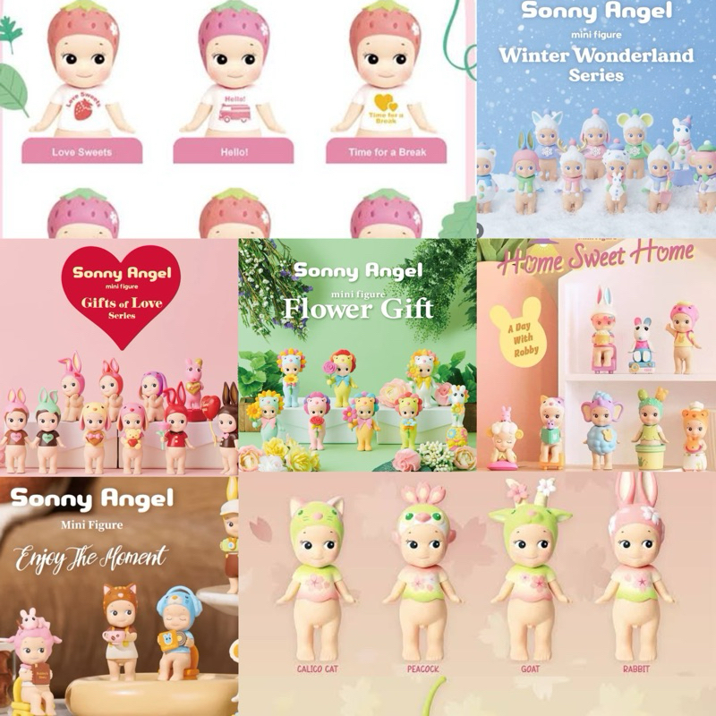 [READY] SONNY ANGEL MINI FIGURE BLINDBOX CHERRY BLOSSOM GIFT OF LOVE FLOWER WINTER OF WONDERLAND BUG
