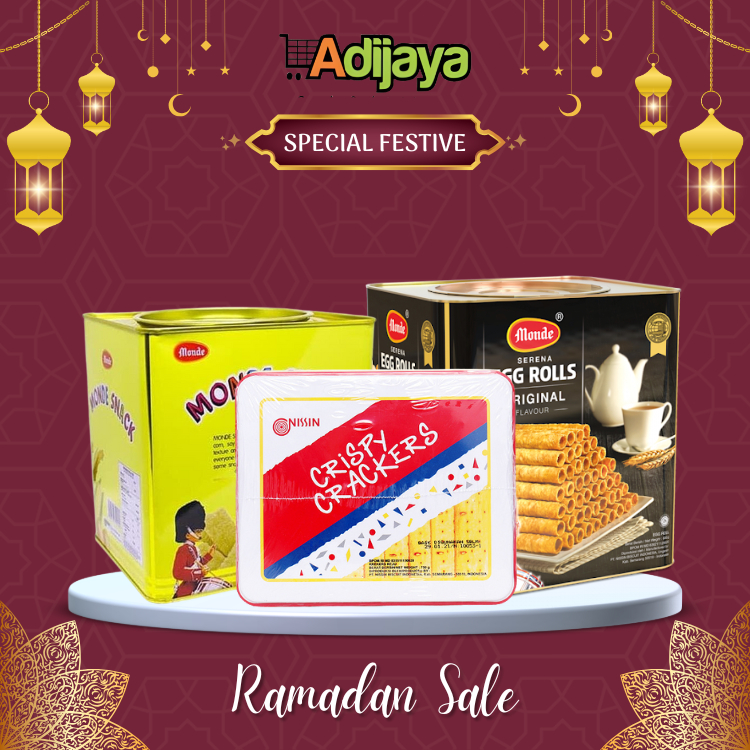

Promo Festive Special Ramadhan Jajan Kaleng Monde Serena Snack Egg Roll 600gr