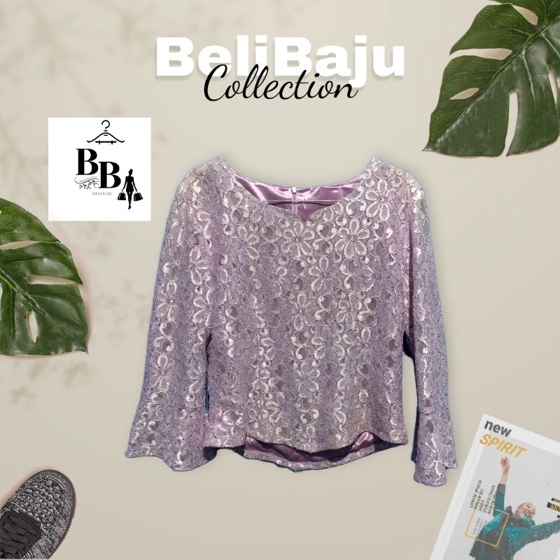 Thrift preloved atasan kebaya crop top wanita