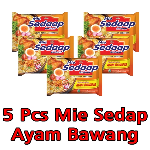 

Mie Sedap Rasa Ayam Bawang 5 Pcs