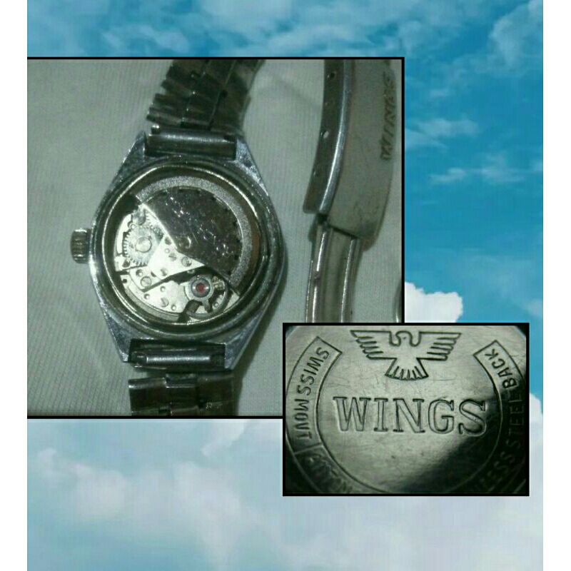 jam tangan wanita wings automatic original deskripsi