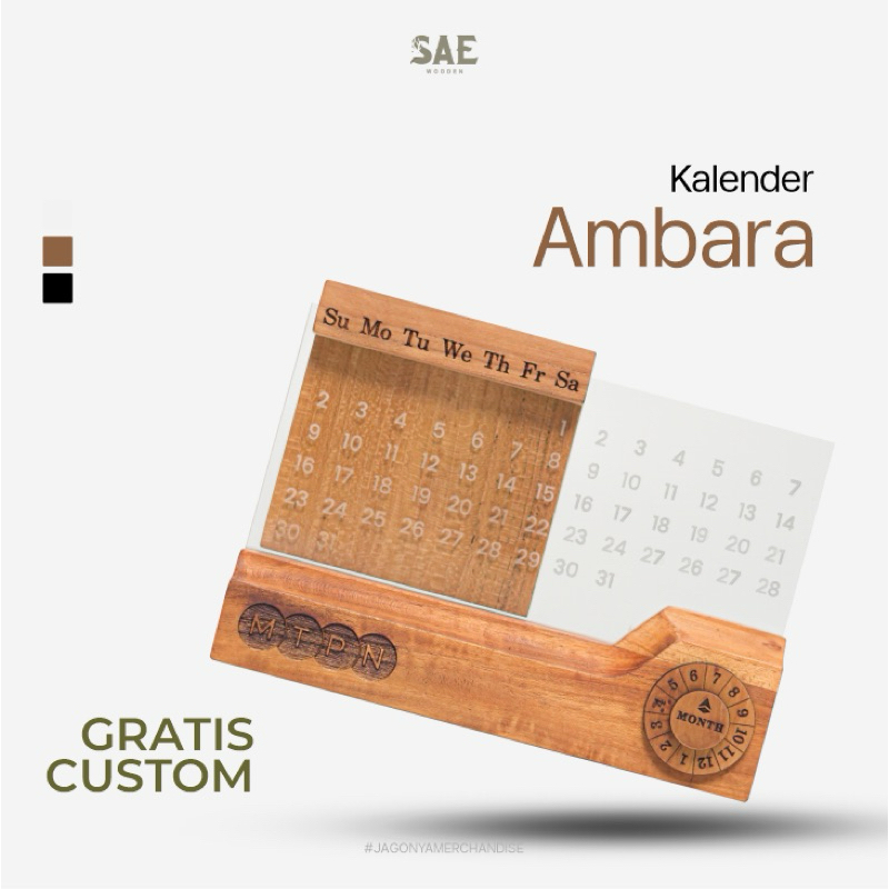 

SAE wooden - Kalender Ambara
