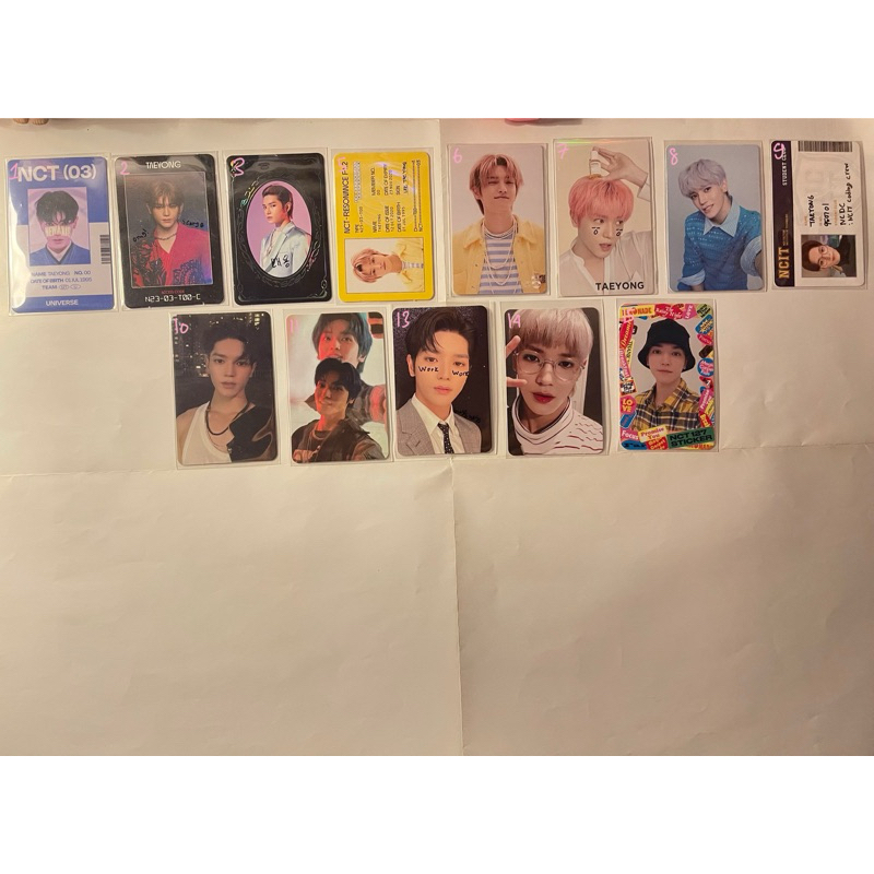 BACA DESC nct 127 taeyong pc poca photocard universe resonance cashbee natrep nature republic ncit j