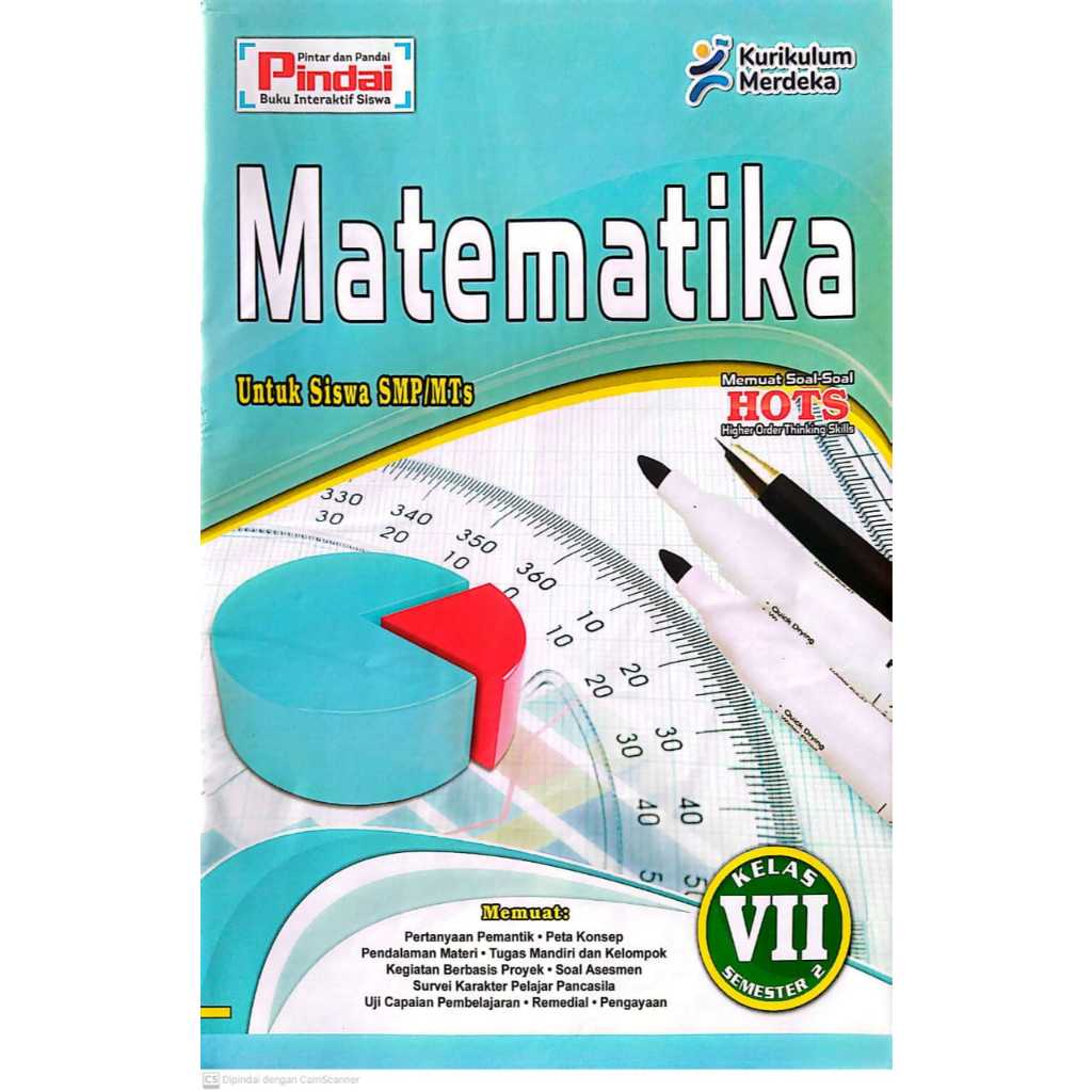 Buku LKS Matematika kurikulum Merdeka Kelas 7 SMP/MTs Semester 2