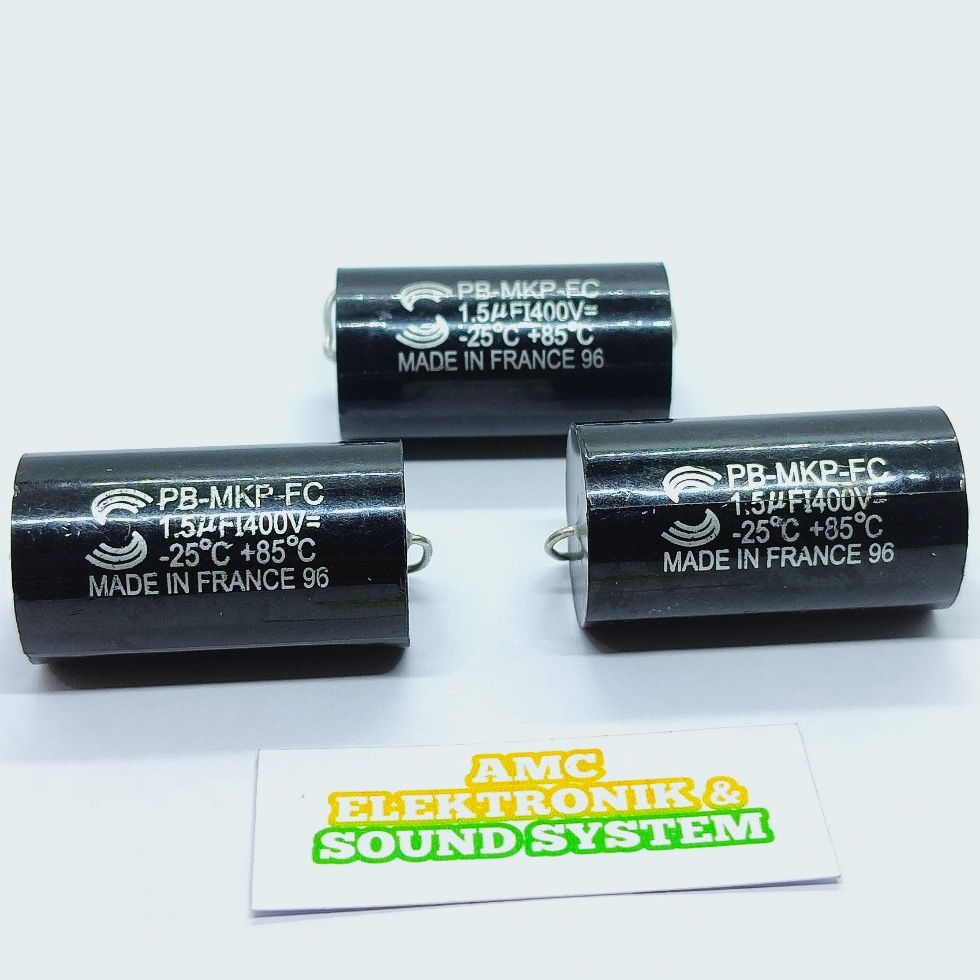 Kapasitor PB-MKP-FC 400V 1,5UF Capacitor Solun Solen 1.5UF 400V Made in France
